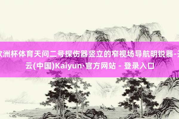 欧洲杯体育天问二号探伤器竖立的窄视场导航明锐器-开云(中国)Kaiyun·官方网站 - 登录入口
