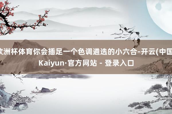 欧洲杯体育你会插足一个色调遴选的小六合-开云(中国)Kaiyun·官方网站 - 登录入口