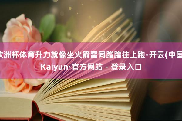 欧洲杯体育升力就像坐火箭雷同蹭蹭往上跑-开云(中国)Kaiyun·官方网站 - 登录入口